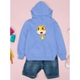 thumbnail image 3 of Giraffe With Cake Hoodie Juniors -Image by Shutterstock,  x-Large, 3 of 4
