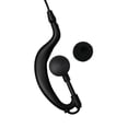 thumbnail image 3 of Auricular walkie talkie con micrófono Auricular con gancho para la oreja de un solo cable Auricular de radio bidireccional Radio bidireccional-Cabeza M negra, 3 of 5