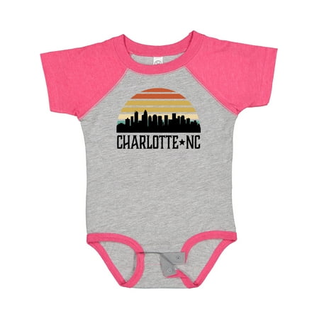 

Inktastic Charlotte North Carolina Skyline Gift Baby Boy or Baby Girl Bodysuit