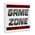 thumbnail image 2 of Stupell Industries Contemporary Game Zone Warning Canvas Art, 30 x 30, by Marcus Prime, 2 of 8