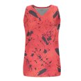 thumbnail image 3 of Taqqpue Women's Summer Plus Size Tank Tops Floral Printed V Neck Sleeveless Shirts Loose Fit Casual Flowy Boho Blouse Tops, 3 of 7