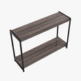 thumbnail image 1 of Wood Console Table With Storage, 39.5 Inch Sofa Table With Shelf 2-Tier Narrow Entryway Table Thin Sofa Table for Entryway, 1 of 7