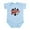 Sky Blue, variant on CafePress - Polska Soccer Infant Bodysuit - Baby Light Bodysuit, Size Newborn - 24 Months