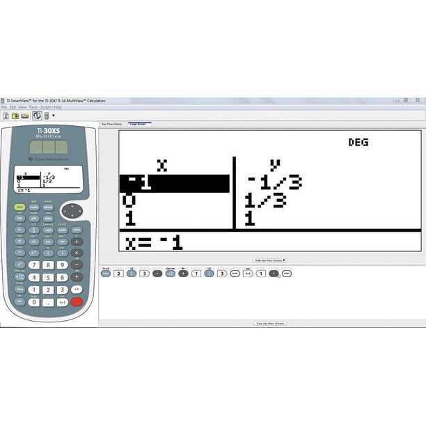 TI-SmartView Emulator Software for the TI-30X/TI-34 MultiView Calculators -  Walmart.com