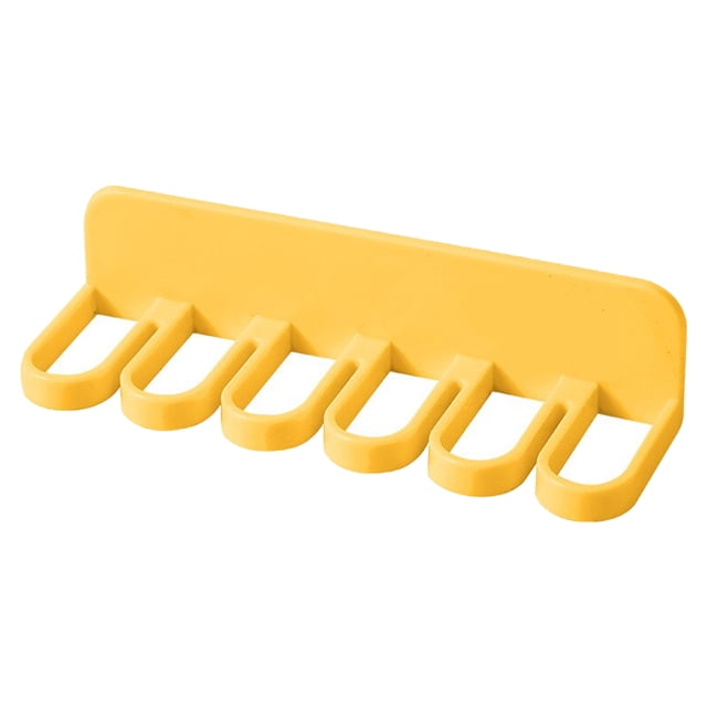 Gancho para colgar Ganchos para toallas montados en la pared Pared antideslizante Organizador multiusos Colgador Hogar Cocina Dormitorio Rojo Almacenamiento y organización del hogar Amarillo Advancent HA064444-02B