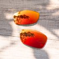 thumbnail image 2 of Walleva Fire Red Polarized Replacement Lenses for Oakley Crosslink 55 (OX8030 Series) Sunglasses, 2 of 6