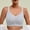 Gray, variant on Nmnitkp Sports Bras for Women Show Feminine Beauty Womens U Back Sports Bra - Scoop Neck Padded Low Impact Yoga Bra Workout Crop Top with Built in Bra Comfortable and Breathable Bras for Women