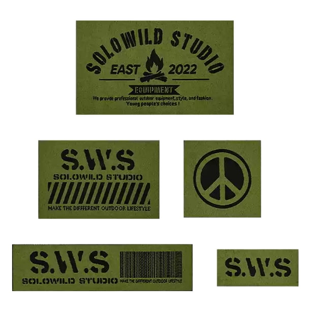 Insignia Adhesiva para Tanque Gasolina Nailon Acampar (ejército) Verde
