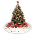thumbnail image 4 of Christmas Tree Skirt, cute hockey sticks Christmas Tree Decorations Indoor, Tree Skirts Mat With Tassel Trim for Halloween New Year Holiday Christmas Party Decor 36 Inches, 4 of 7