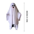 thumbnail image 5 of Spooky Halloween Ghost Costume for Klds & Adults - Scary White Ghost Cape Cloak with Eye Holes, Soft Polyester Role Play Outfit for Halloween Party, Haunted Theme Celebration (3 Sizes), 5 of 6