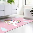 thumbnail image 4 of Unicorn Rug, Clouds Rug, Kids Rug, Living Room Rug, Decorative Soft Rug, Classic Rug, Non Slip Rug, Custom Rug, Entry Rug, Home Decor Rug, 3.3'x6.5' - 100x200 cm, 4 of 8