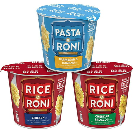 roni cups pasta rice variety pack minute