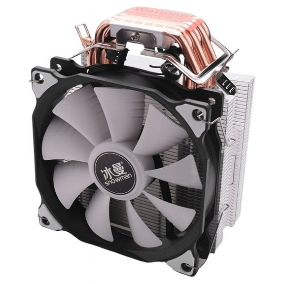 4PIN CPU cooler 6 heatpipe Single fan cooling 12cm LGA775 1151 115x 1366 support