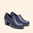 thumbnail image 3 of DREAM PAIRS Zapatos de Tacón Bajo y Grueso para Mujer Navy 7 cm, 3 of 8
