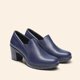thumbnail image 3 of Zapatos de Tacón Bajo y Grueso para Mujer DREAM PAIRS en Azul Marino Talla 6, 3 of 8