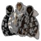 thumbnail image 1 of Sudadera informal gruesa con capucha para mujer, suéter de felpa con bolsillo con cremallera y patrón de dibujos animados, Top de invierno, 1 of 4