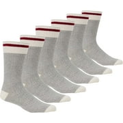 Kodiak Men's Work Cotton Crew Sock 6 Pair