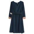 thumbnail image 2 of Richie House Girls' Long Dress with Belt RH1205, 2 of 2