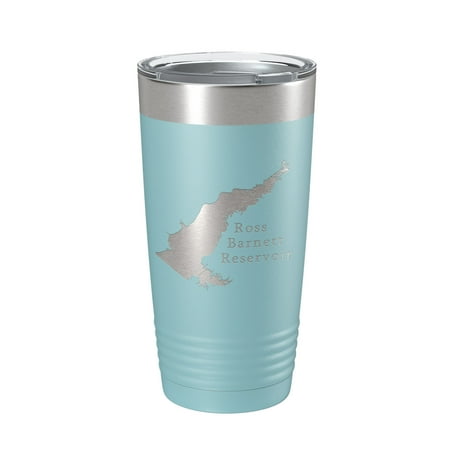 

Ross R Barnett Reservoir The Rez Tumbler Lake Map Travel Mug Insulated Laser Engraved Coffee Cup Mississippi 20 oz Light Blue