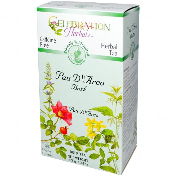 Celebration Herbals Pau D'Arco Tea Caffeine Free 24 Herbal Tea Bags