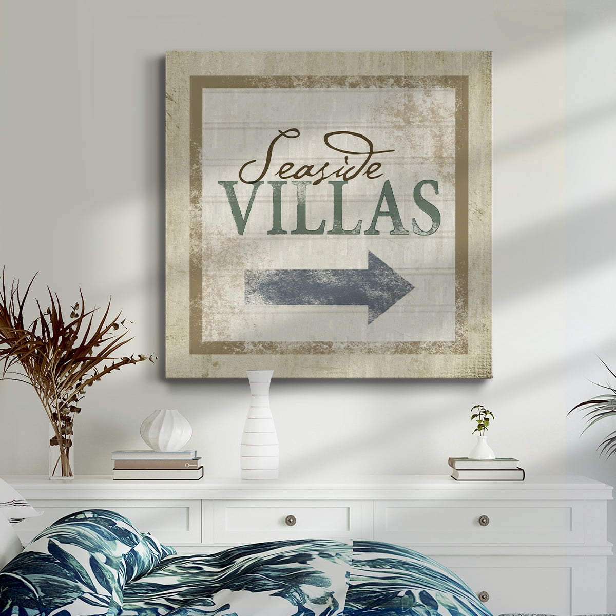 Wexford Home Beach Sign VIII-Premium Gallery Wrapped Canvas, 40" x 40" - Ready to Hang