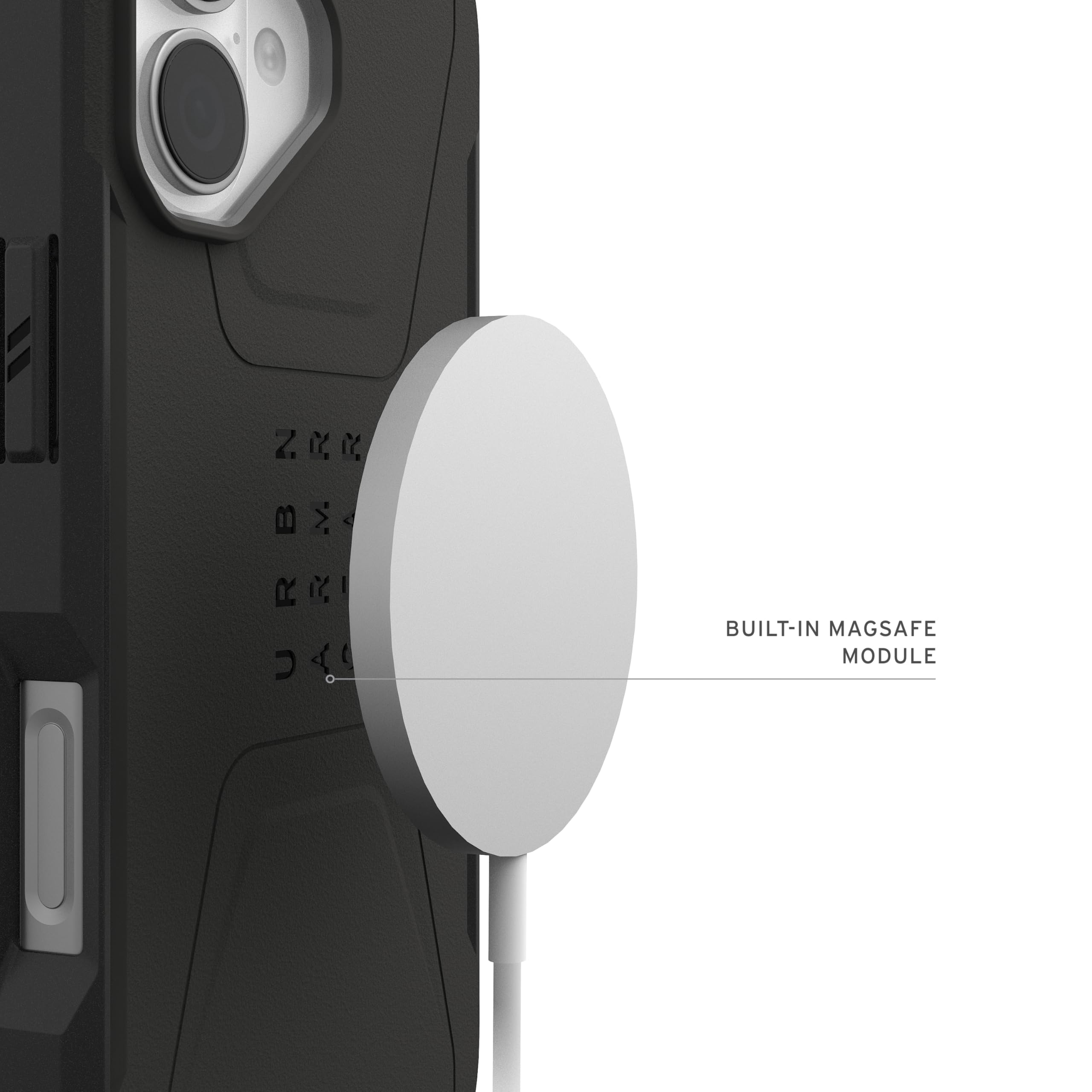 UAG iPhone 17 Case Civilian - Compatible with MagSafe Military Grade Protective Cover, Black