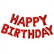 thumbnail image 1 of Feliz cumpleaños globo Banner fiesta 16 pulgadas 3D globo de papel de aluminio kit decoración de fiesta de cumpleaños, 1 of 5