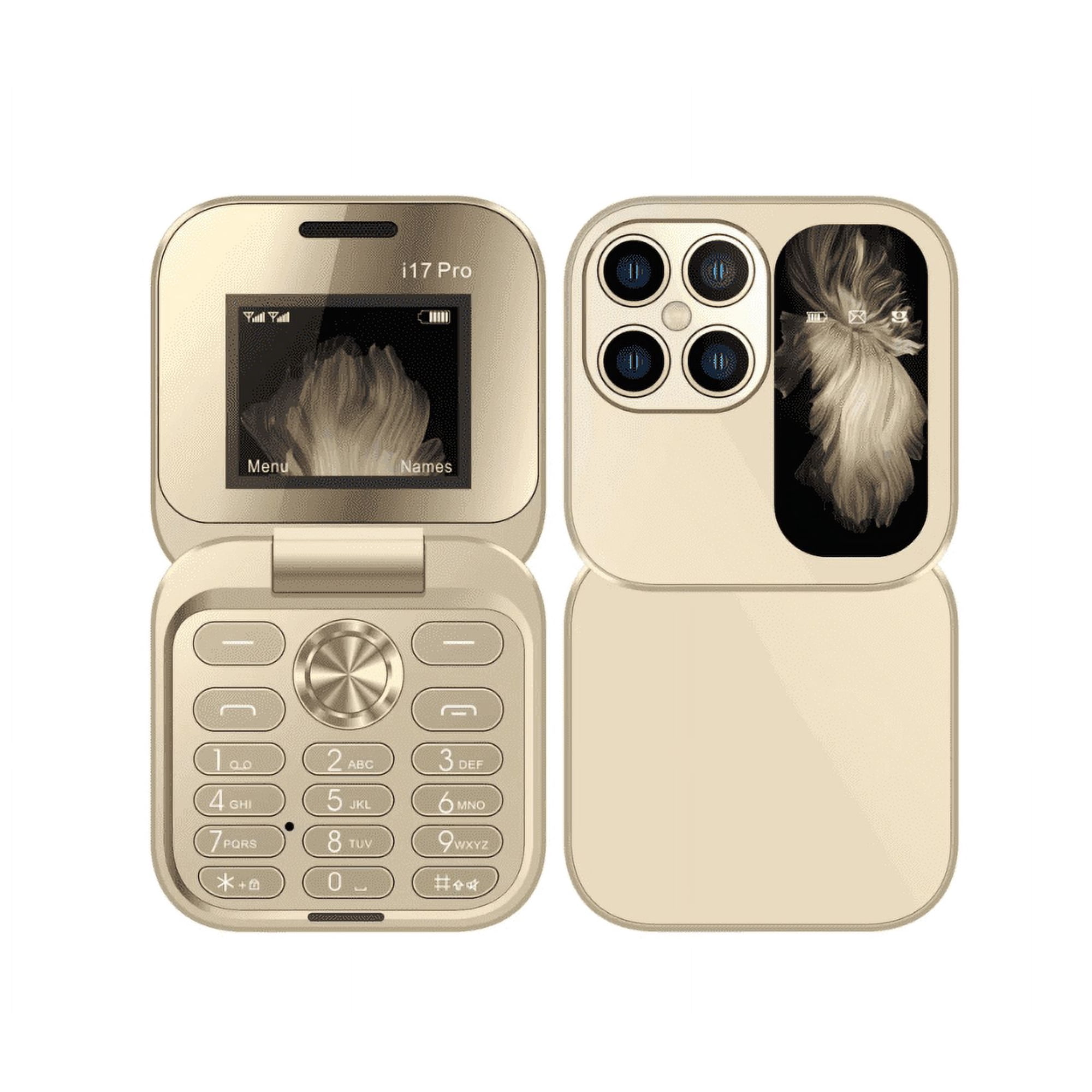 Taicans 2024 New Mini Flip Mobile Phone 2 SIM Card Small Display Foldable Cell Phone Unlocked Flip Phone 2G Flip Cell Phone For Seniors
