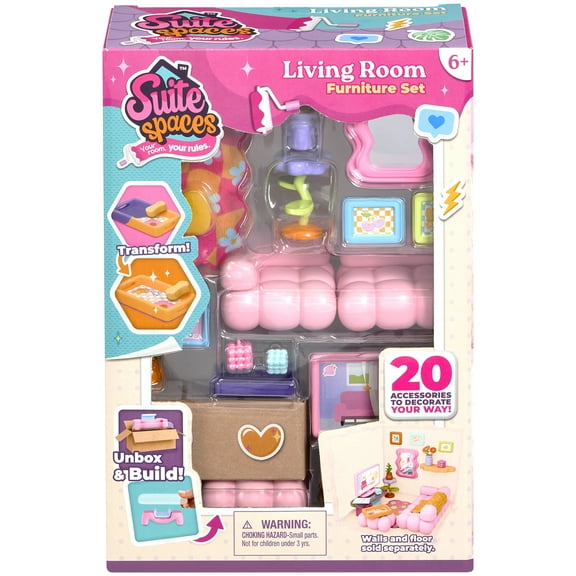 Suite Spaces Living Room Pack: Build the Dollhouse of Your Dreams