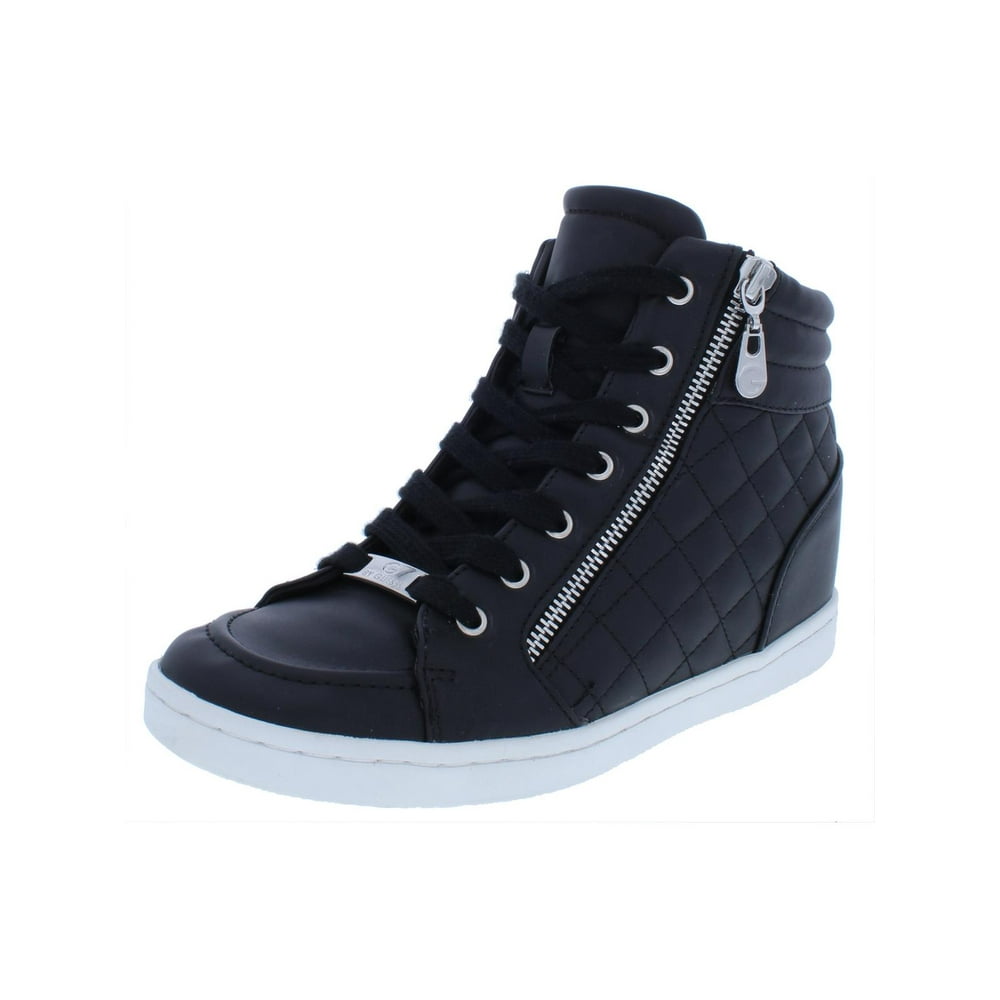GUESS Guess Womens Daryl Zipper High Top Sneakers