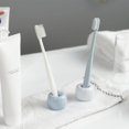 thumbnail image 5 of Mini portacepillos de dientes de cerámica para parejas, portacepillos de dientes para baño hecho a mano, portacabezales de cepillo de dientes eléctrico y portabolígrafos de oficina, juego, 5 of 5