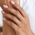 thumbnail image 4 of Alpha Jewel Excellent 2 Ct Radiant Cut Moissanite Ring - 14K Gold Plated Ring - Solitaire Anniversary Ring for Women's - Classic Ring for Sister - Anniversary Gifts for Women's Gifts, 4 of 4