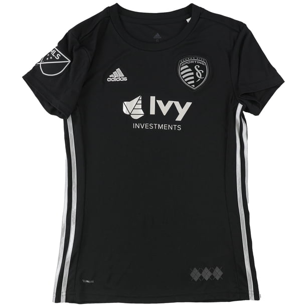 Adidas Womens Kansas City Sporting Jersey, black, 2XL