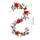 thumbnail image 3 of Guirnaldas colgantes navideñas artificiales de ratán con frutos rojos para escaleras, paredes, chimeneas, decoración interior y exterior., 3 of 5