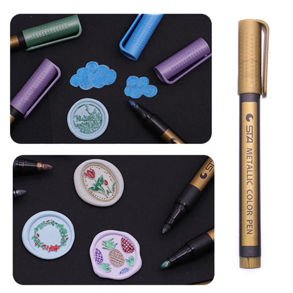 Dark Green Marker Roblox Crayola Metallic Markers Pack Smyths Toys