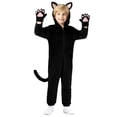thumbnail image 4 of Alaiyaky Onesie Black Cat Onesie Pajamas for Halloween Cat Costume Cosplay One-Piece Sleepwear Christmas Sleepwear, 4 of 6