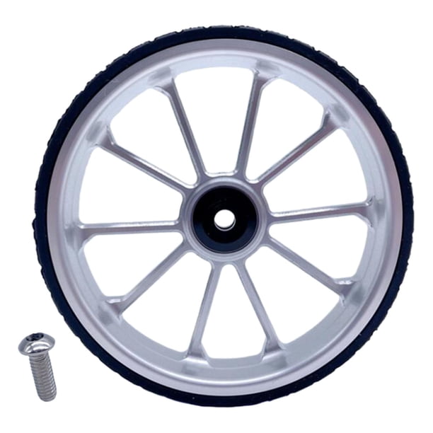 Tornillos plegables Componentes de rueda s de 3,94 pulgadas Rueda simple para plegable Plata Cola Rueda fácil de bicicleta plegable