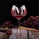 thumbnail image 5 of Copa de vino Gumry personalizada con monograma letra M 470 ml, 5 of 8
