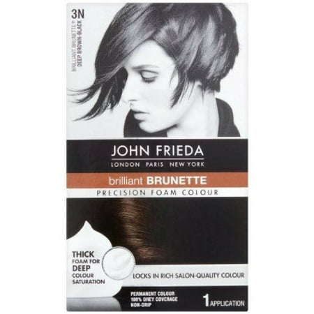 John Frieda Precision Foam Colour - Brunette Deep Brown-Black (3N) 1