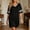 Black, variant on Blmnix Short Nightgowns Womens Nightgown Bamboo Nightgown Sleepshirts Nightshirt Short Sleeve V-Neck Black Above-the-Knee Moo Moo Nightgown
