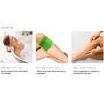 thumbnail image 3 of Juego de toallas de baño exfoliantes asiáticas, 8 piezas, rojo y verde, 3 of 9