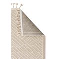 thumbnail image 6 of Vallejo Beige Geometric Area Rugs for Living Room Jacquard Textured Modern Rugs Soft Geometric Rug for Bedroom Mid Century Washable Rug Non-Slip Bohemian Carpet Perfect for Dining Room Office Beige, 6 of 6
