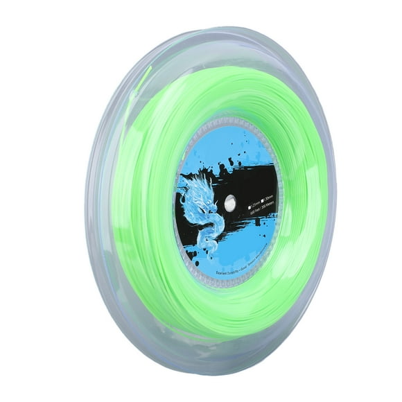 Tennis String, Abrasion Resistant Fluorescent Green Tennis String Reel for Practice
