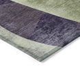 thumbnail image 5 of HomeRoots 622269 10 x 14 ft. Purple & Olive Green Abstract Washable Transitional Indoor & Outdoor Rectangle Area Rug, 5 of 9