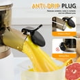 thumbnail image 3 of CAYNEL Compact and Portable Cold Press Juice, Masticating Slow Juicer with 1.77” Extra Wide Inlet Funnel,White, 3 of 8