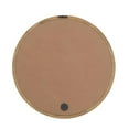 thumbnail image 6 of A&B Home Round Light Brown Mango Wood Walll Mirror 19.7" x 19.7", 6 of 13