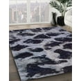 thumbnail image 3 of Ahgly Company Machine Washable Indoor Rectangle Abstract Dark Goldray Area Rugs, 4' x 6', 3 of 7