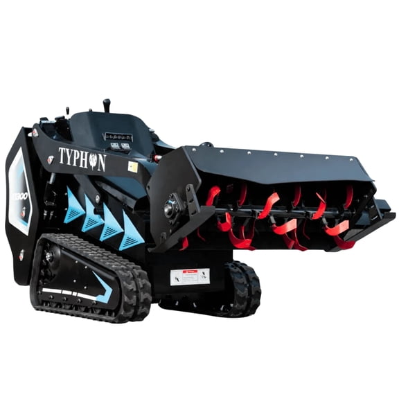 TYPHON Rotary Tiller Attachment for STOMP X1300 & STOMP 509 Mini Skid Steer Loaders, Heavy-Duty Soil Cultivator