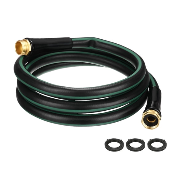 Uxcell Garden Hose 5/8 Inch x 8 FT, Flexibleer Hose, Hose with Male to Female Fittings