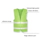 thumbnail image 3 of Chaleco de Seguridad, Pack de 2 Chalecos de Alta Visibilidad, Chalecos Reflectantes para Coche de Alta Visibilidad, Chaleco de Advertencia de Neón, Lavable, Talla Universal para Unisex, 3 of 5